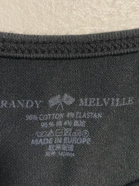 Brandy Melville Black Spaghetti Strap Mini Dress - Picture 5 of 7